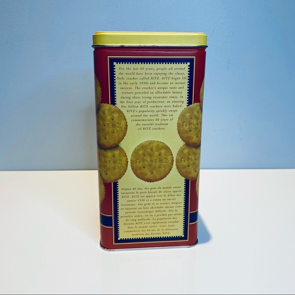 Vintage Ritz Cracker 1995 60th Anniversary Tin- Cracker Tin - Picture 7 of 14